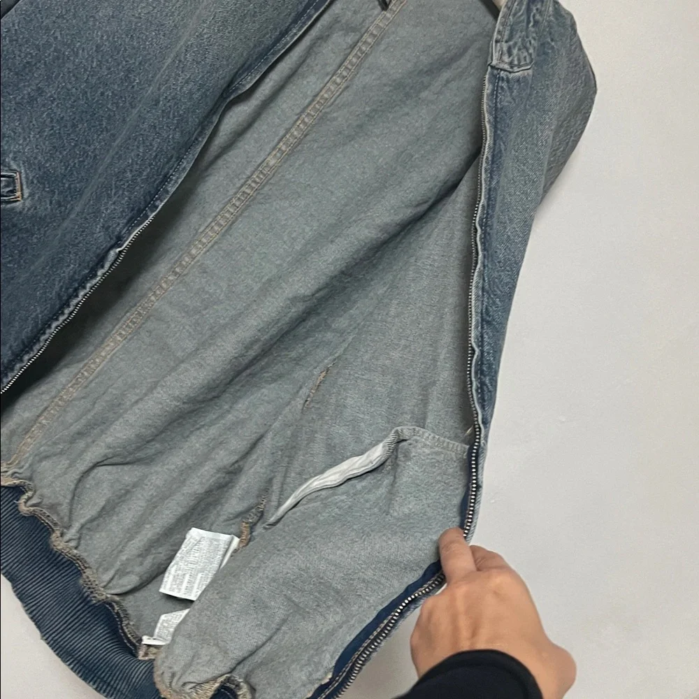 Zara Blue Denim Jacket - Picture 10 of 12